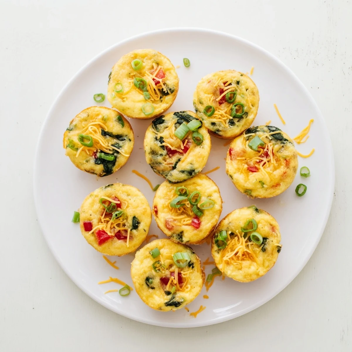 Protein-rich cottage cheese egg bites fresh from a muffin tin, ready for breakfast
