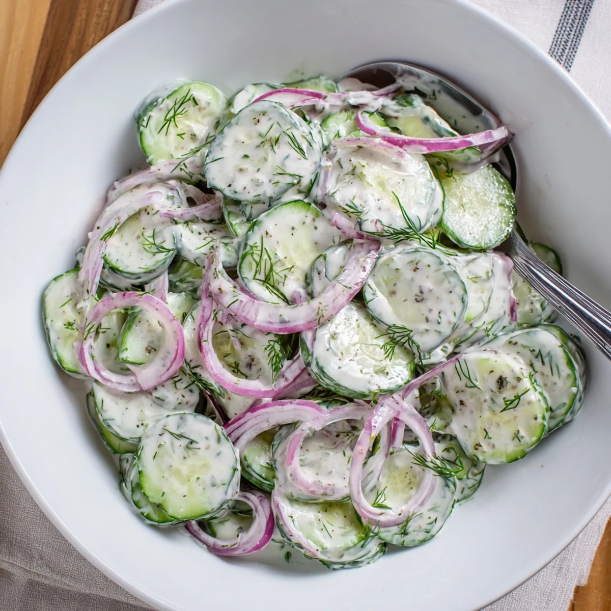 Creamy Cucumber Salad
