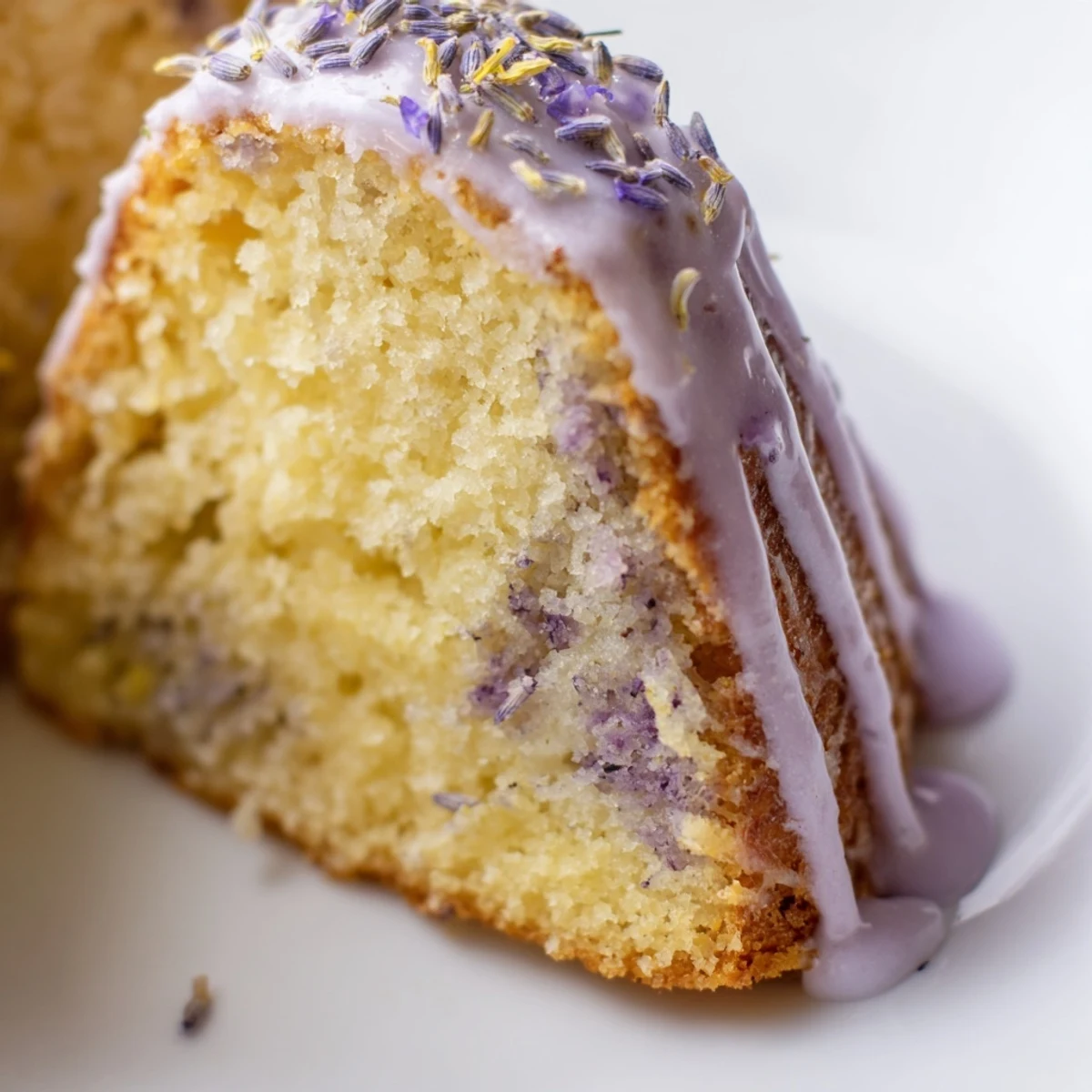Delicate Aromatic Lavender Cake