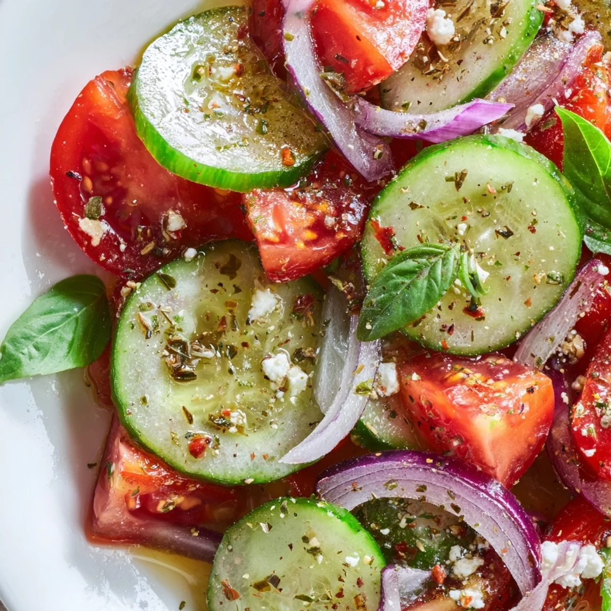 Italian Cucumber Salad