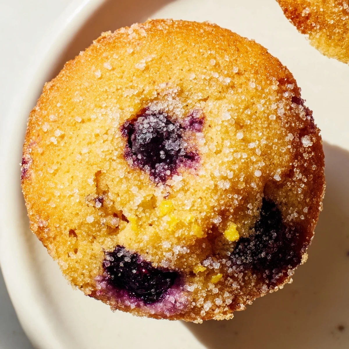 Tender Lemon Blueberry Muffins bursting with juicy berries and bright citrus zest.