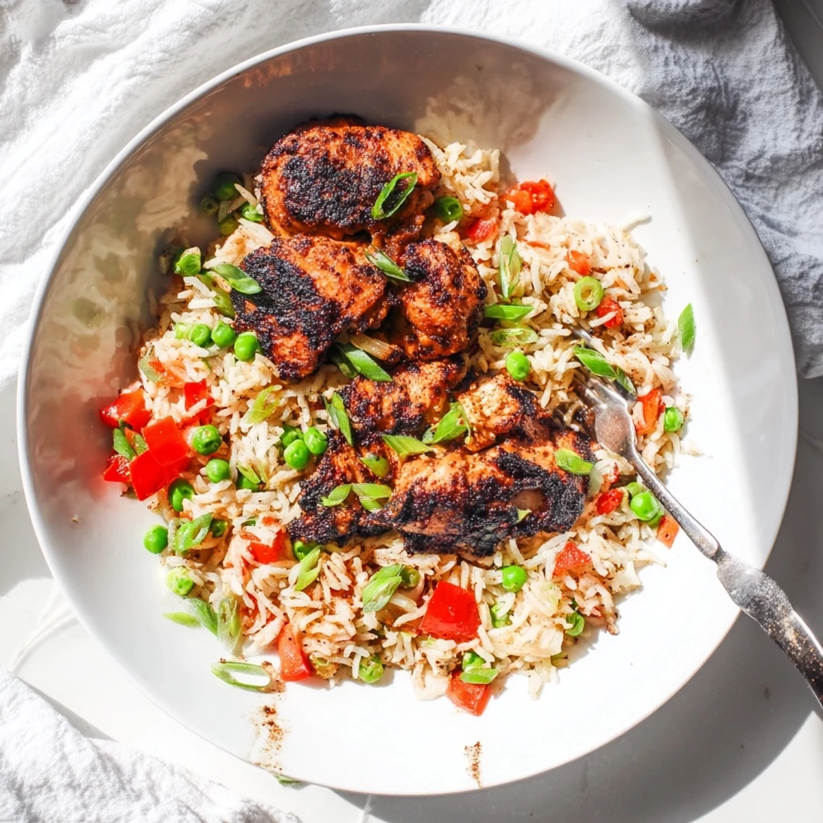 Spicy Jerk Chicken Rice