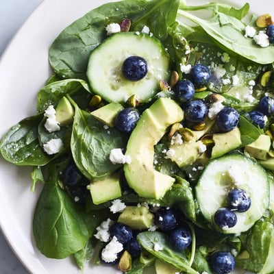 Blueberry Pistachio Spring Salad