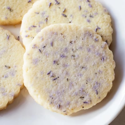 Lilac Sugar Cookies