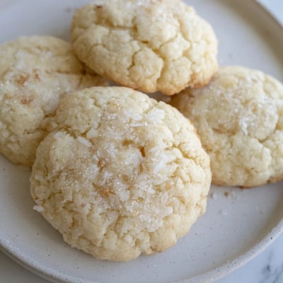 Soft Buttery Coconut Cookies